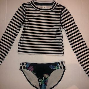 Sunshirt and Swimsuit Bottoms